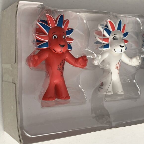 Pride The Lion Figurine 3 Pack Official Product TEAM GB Olympic London 2012 - Picture 6 of 11